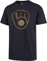 ‘47 Men's Milwaukee Brewers Navy Grit Scrum T-Shirt