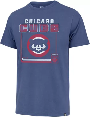 '47 Men's Chicago Cubs Royal Cooperstown Borderline Franklin T-Shirt