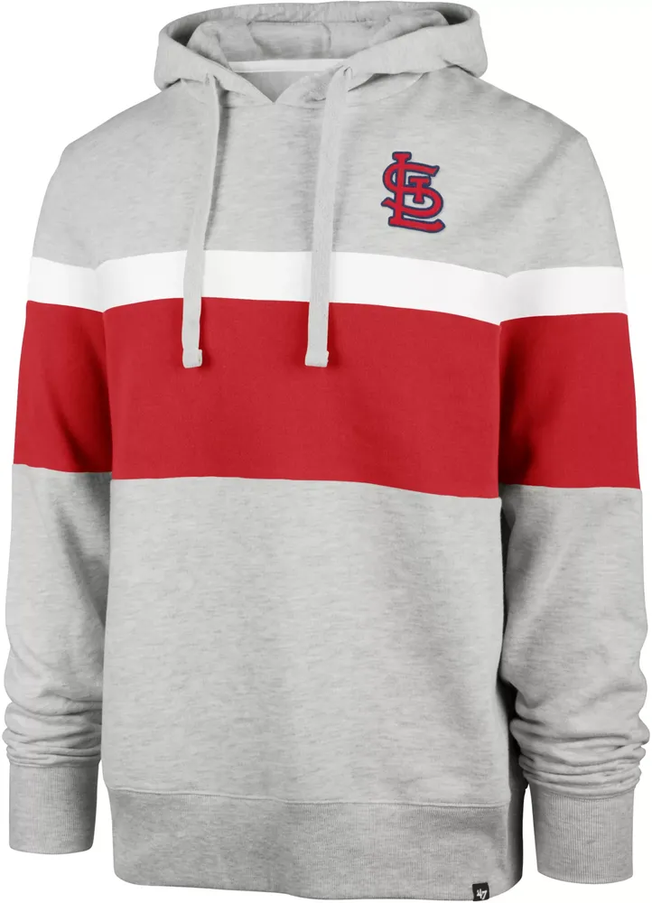 '47 Men's St. Louis Cardinals Gray Warren Pullover Hoodie