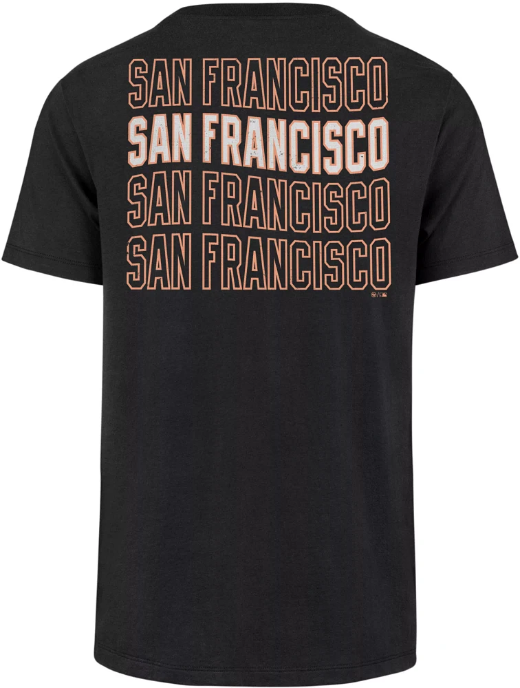 '47 Men's San Francisco Giants Black Franklin Hang Back T-Shirt