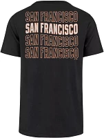 '47 Men's San Francisco Giants Black Franklin Hang Back T-Shirt