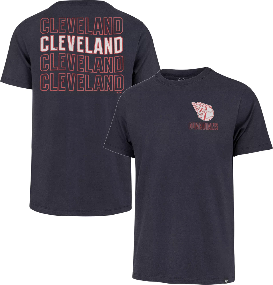 '47 Men's Cleveland Guardians Blue Franklin Hang Back T-Shirt