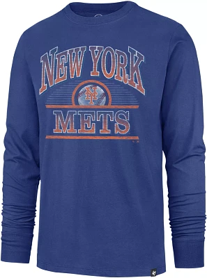 '47 Men's New York Mets Blue Franklin Long Sleeve Shirt