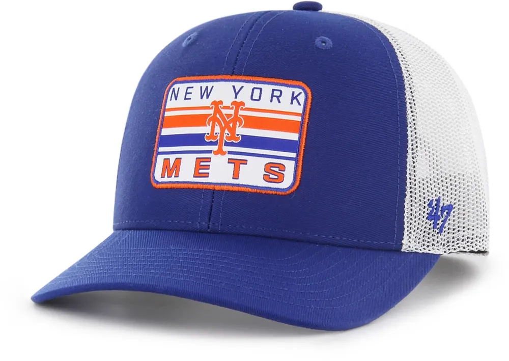 '47 Men's New York Mets Royal Drift Snap Trucker Hat