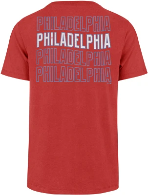 '47 Men's Philadelphia Phillies Red Franklin Hang Back T-Shirt