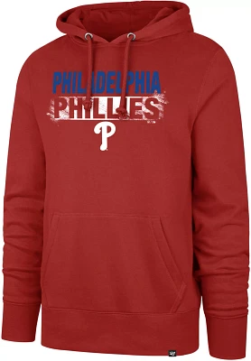 ‘47 Men's Philadelphia Phillies Red Headline Pullover Hoodie