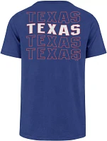 '47 Men's Texas Rangers Blue Franklin Hang Back T-Shirt