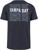 '47 Men's Tampa Bay Rays Blue Franklin Hang Back T-Shirt