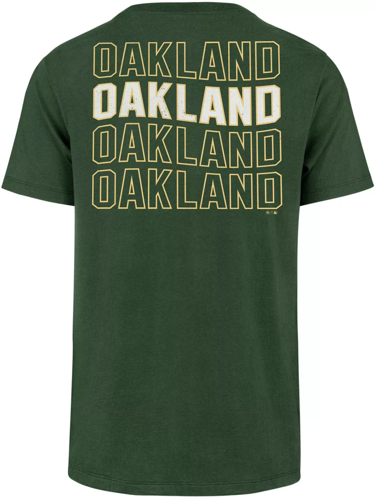 '47 Men's Oakland Athletics Green Franklin Hang Back T-Shirt