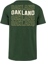 '47 Men's Oakland Athletics Green Franklin Hang Back T-Shirt