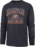 '47 Men's Houston Astros Blue Franklin Long Sleeve Shirt