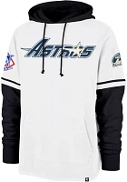 '47 Men's Houston Astros White Tri-Stop Cooperstown Pullover Hoodie