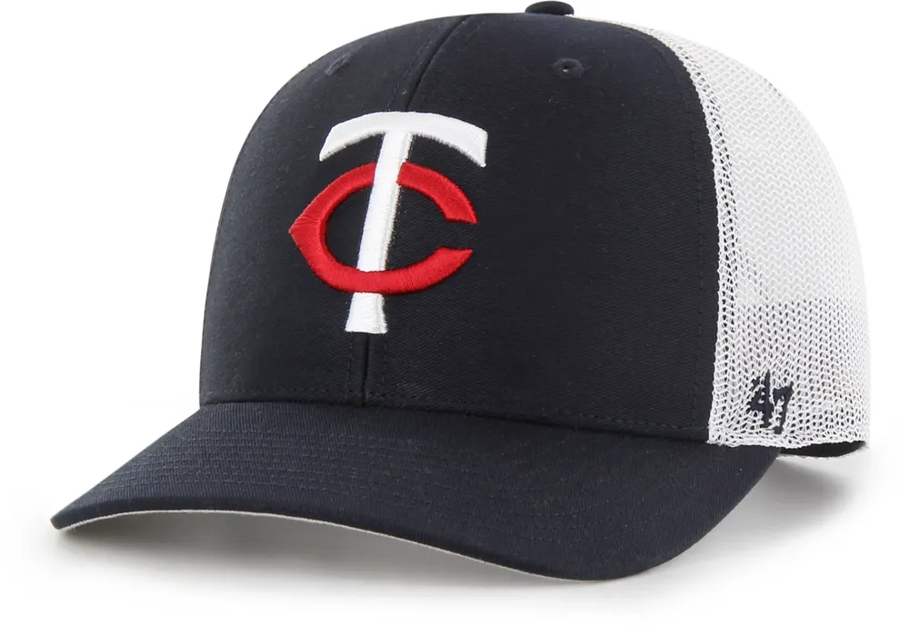 ‘47 Men's Minnesota Twins Navy Adjustable Trucker Hat