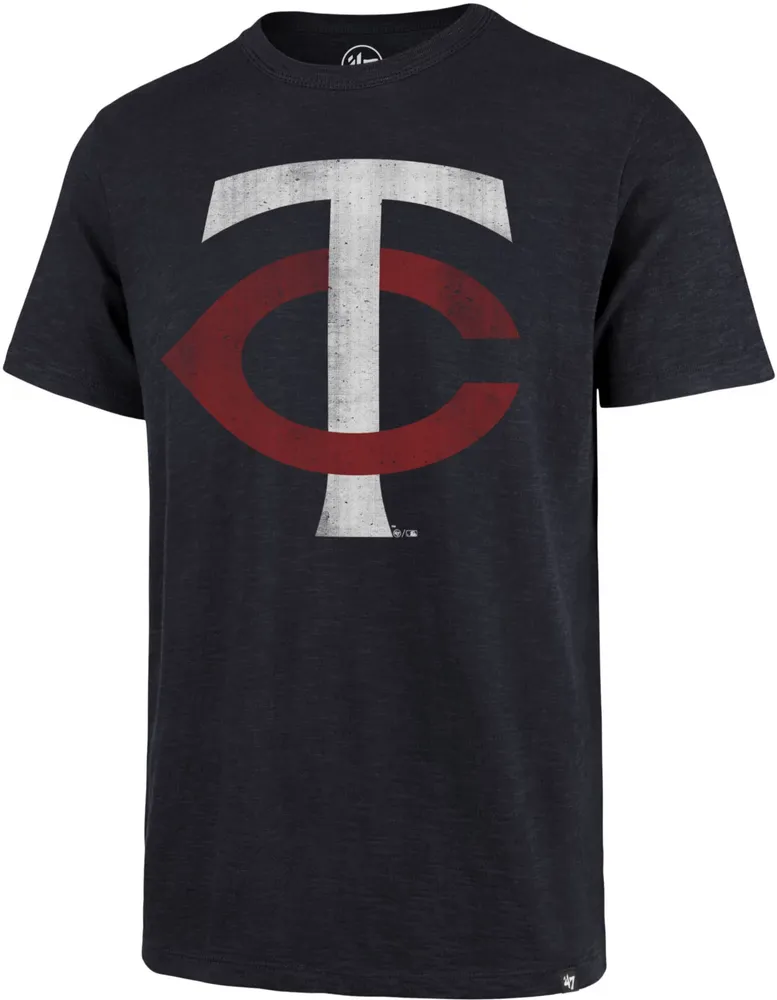 '47 Men's Minnesota Twins Navy Grit Scrum T-Shirt