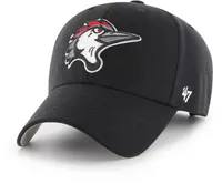 ‘47 Men's Fayetteville Woodpeckers Black MVP Adjustable Hat