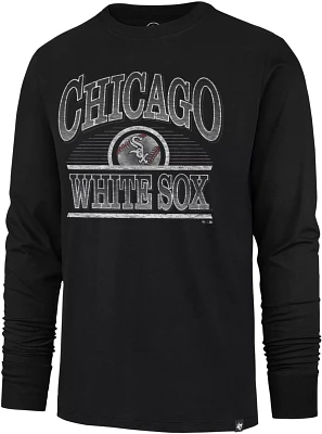 '47 Men's Chicago White Sox Black Franklin Long Sleeve Shirt