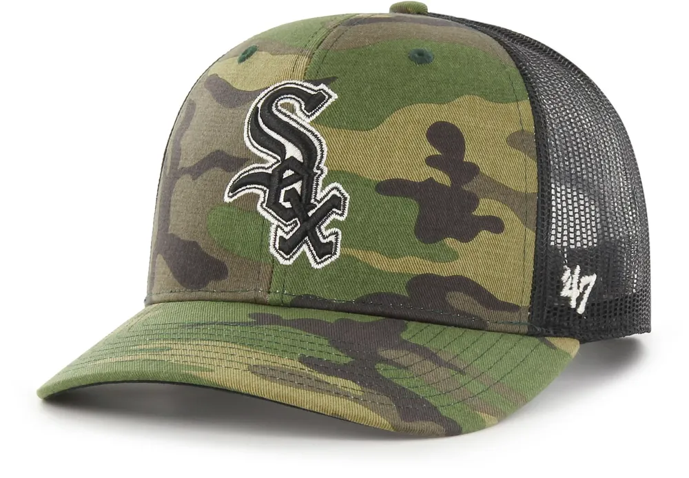 '47 Men's Chicago White Sox Camo Camo Trucker Hat