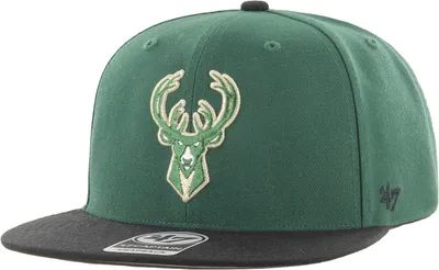 '47 Brand Adult Milwaukee Bucks 2Tone Captain Hat