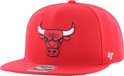 '47 Brand Adult Chicago Bulls No Shot Captain Snapback Hat