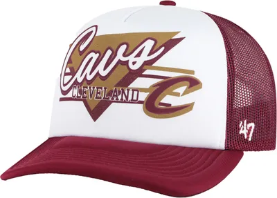 '47 Brand Adult Cleveland Cavaliers Red Hangout Adjustable Trucker Hat