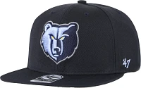 '47 Brand Adult Memphis Grizzlies No Shot Captain Snapback Hat