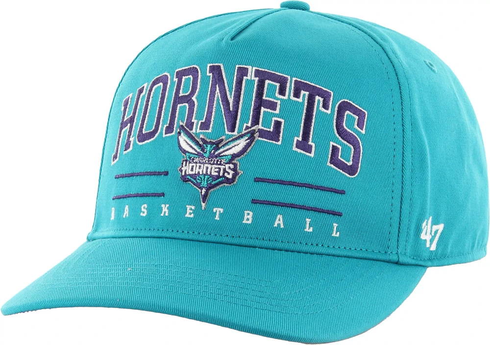 '47 Brand Adult Charlotte Hornets Blue Rosco Hitch Adjustable Hat