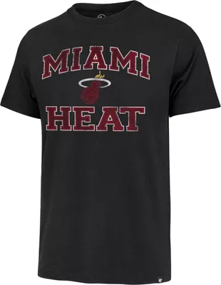 '47 Men's Miami Heat Black Arch Franklin T-Shirt