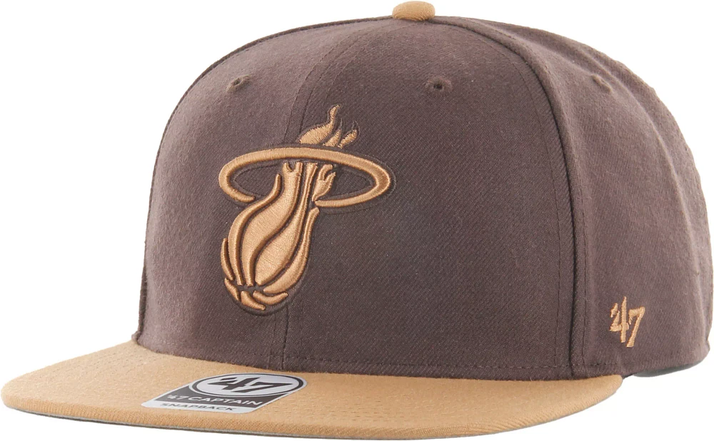 '47 Brand Adult Miami Heat 2Tone Captain Hat