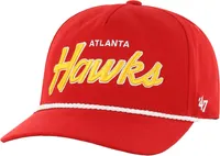 '47 Brand Adult Atlanta Hawks Script Adjustable Snapback Hitch Hat