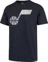 47 Brand Men's Utah Jazz Navy Grit Scrum T-Shirt