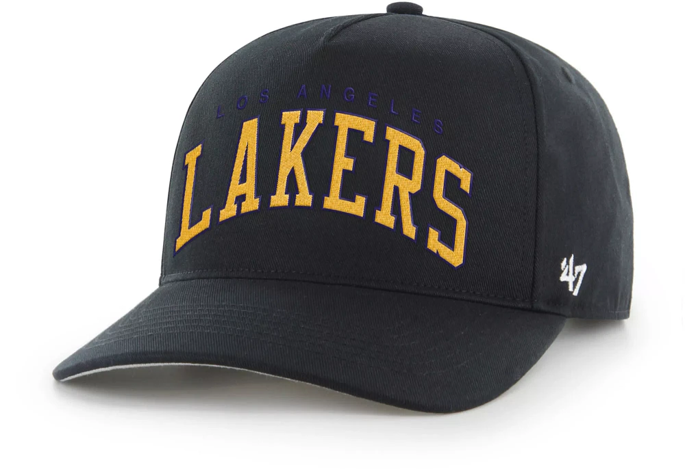 '47 Brand Adult Los Angeles Lakers Block Arch Hitch Adjustable Hat