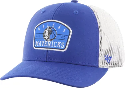 47 Brand Adult Dallas Mavericks Royal Semi Trucker Adjustable Hat