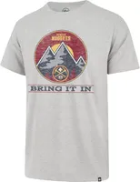 '47 Brand Men's Denver Nuggets Grey Bring It In T-Shirt