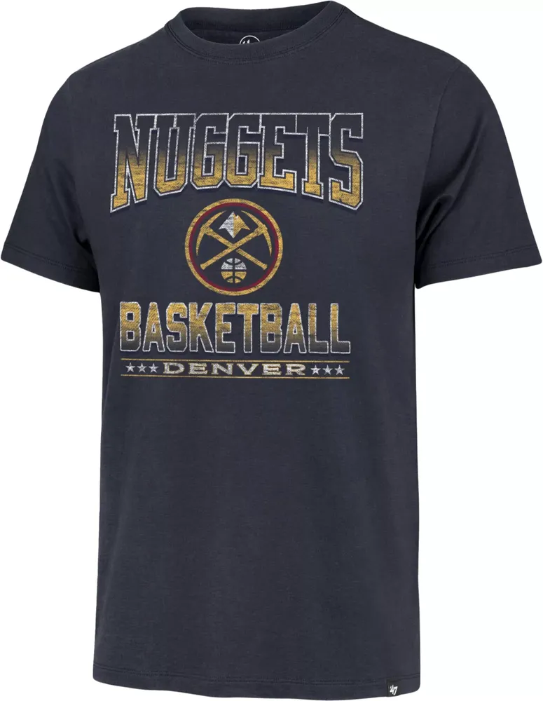 '47 Men's Denver Nuggets Blue Inner Fade Franklin T-Shirt