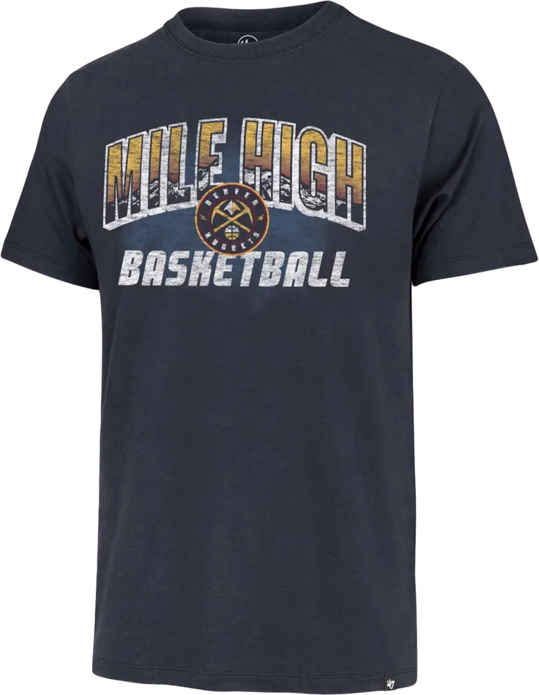 '47 Men's Denver Nuggets Blue Mile High T-Shirt