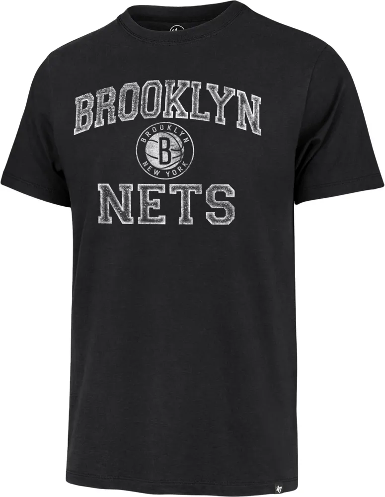 '47 Brand Men's Brooklyn Nets Black Union Arch T-Shirt