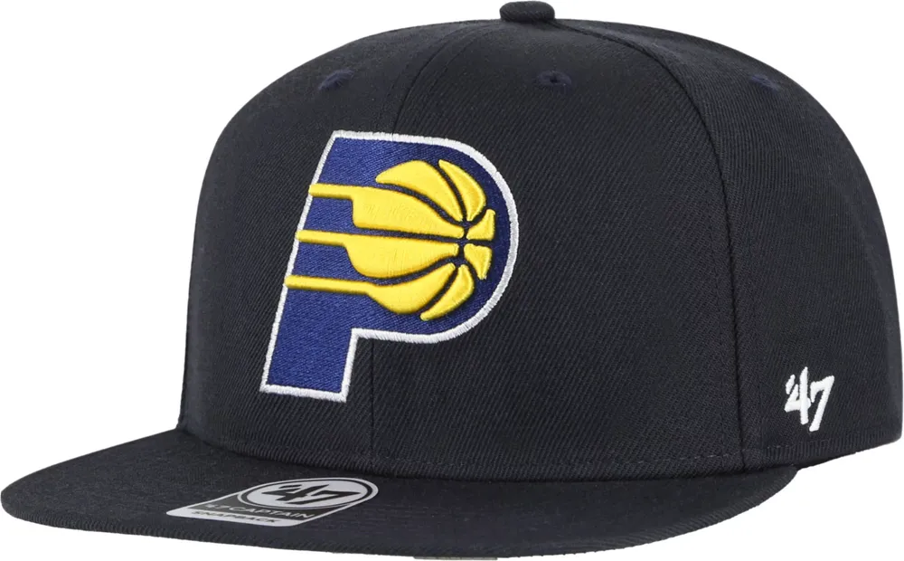 '47 Brand Adult Indiana Pacers No Shot Captain Snapback Hat