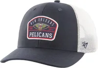 47 Brand Adult New Orleans Pelicans Navy Semi Trucker Adjustable Hat