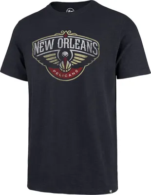 '47 Brand Men's New Orleans Pelicans Navy Grit Scrum T-Shirt