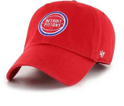 '47 Men's Detroit Pistons Cleanup Adjustable Hat