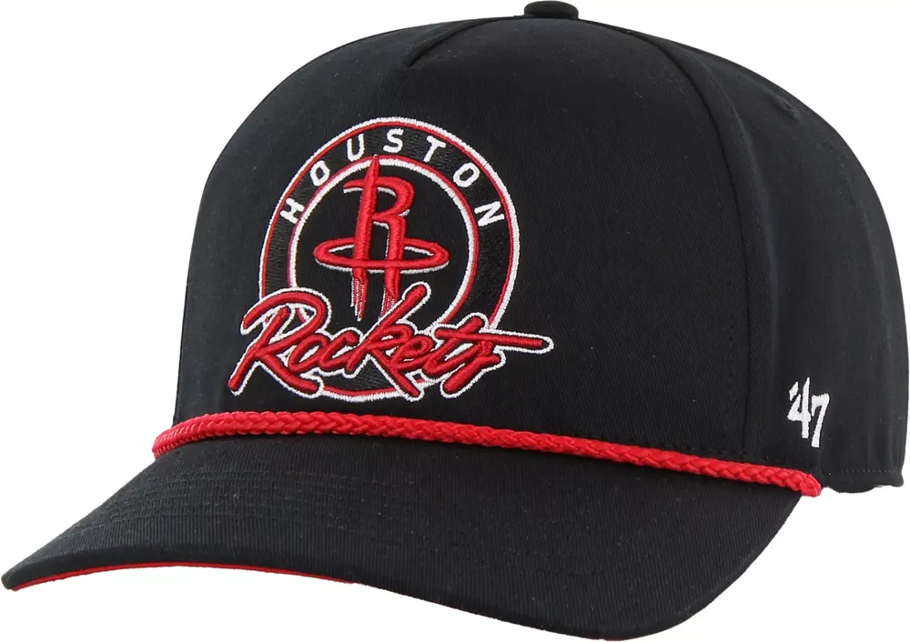 '47 Brand Adult Houston Rockets Black Ring Tone Hitch Adjustable Hat