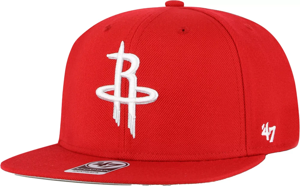 '47 Brand Adult Houston Rockets No Shot Captain Snapback Hat