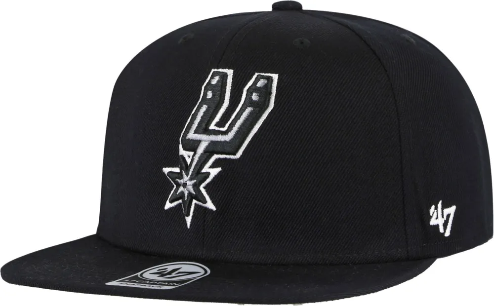 '47 Brand Adult San Antonio Spurs No Shot Captain Snapback Hat