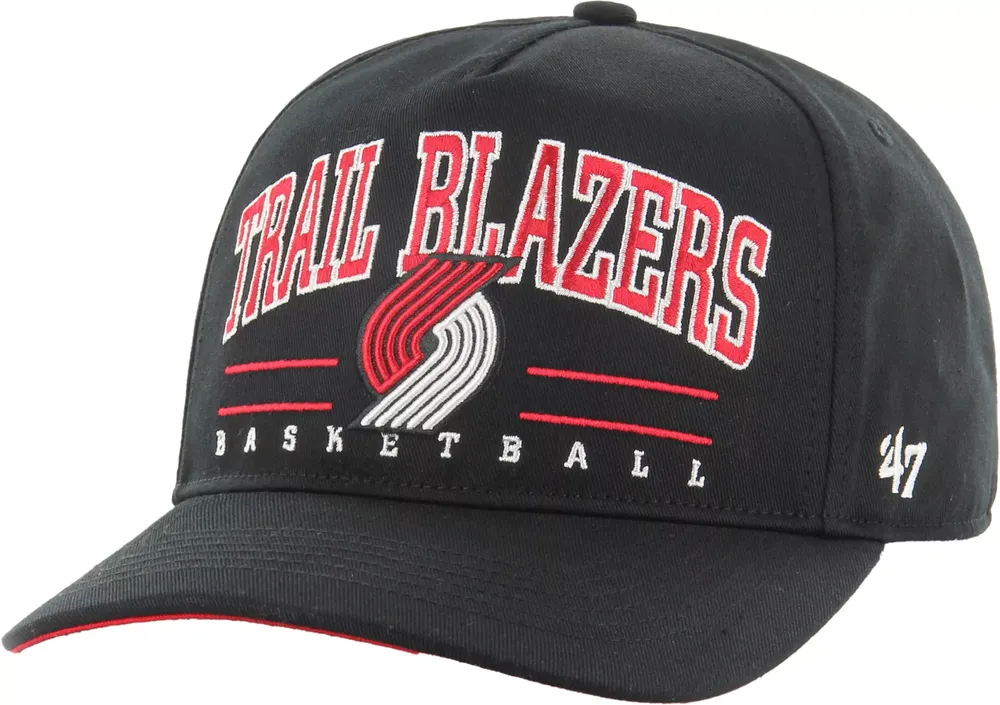 '47 Brand Adult Portland Trail Blazers Black Rosco Hitch Adjustable Hat