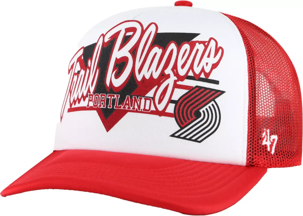 '47 Brand Adult Portland Trail Blazers Red Hangout Adjustable Trucker Hat