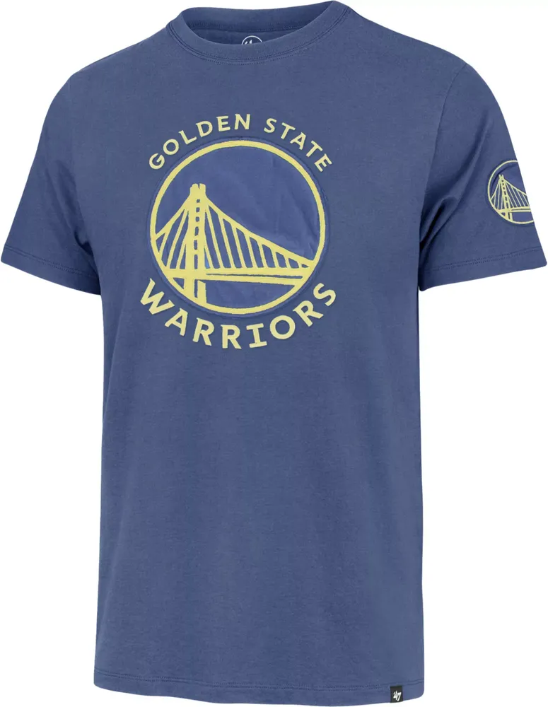 '47 Brand Men's Golden State Warriors Blue Fieldhouse T-Shirt