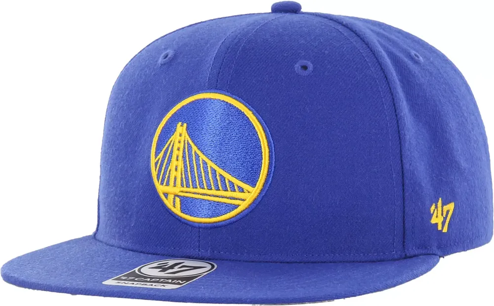 '47 Brand Adult Golden State Warriors No Shot Captain Snapback Hat