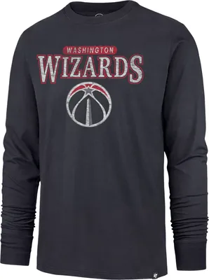 '47 Men's Washington Wizards Blue Linear Franklin Long Sleeve T-Shirt