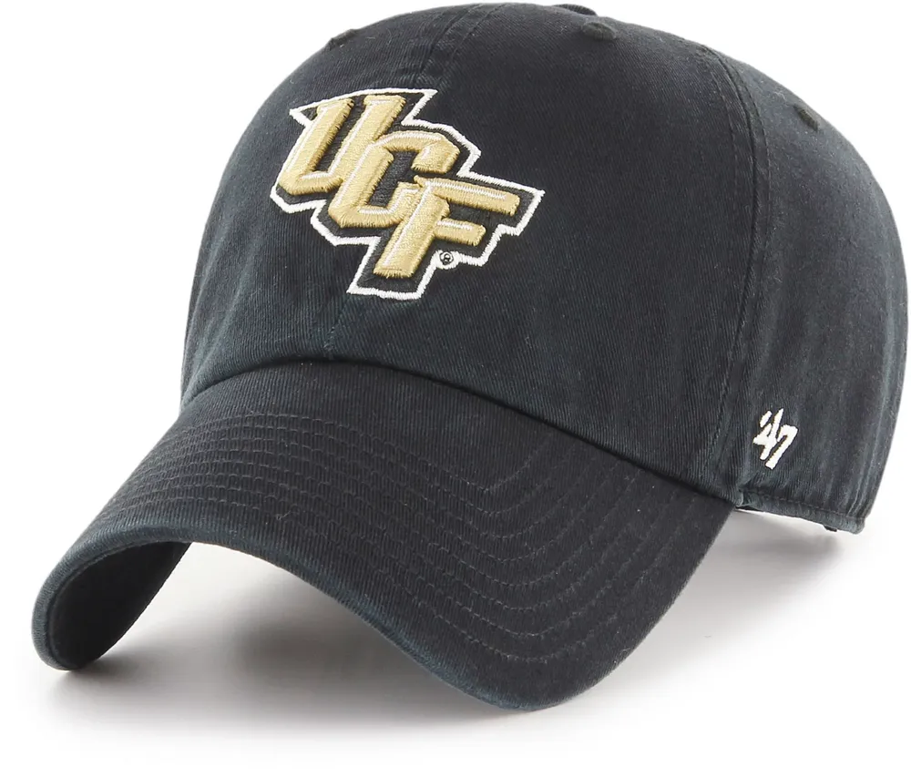 ‘47 Men's UCF Knights Black Clean Up Adjustable Hat