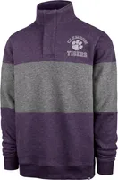 ‘47 Men's Clemson Tigers Regalia Wyatt 1/4 Snap Pullover